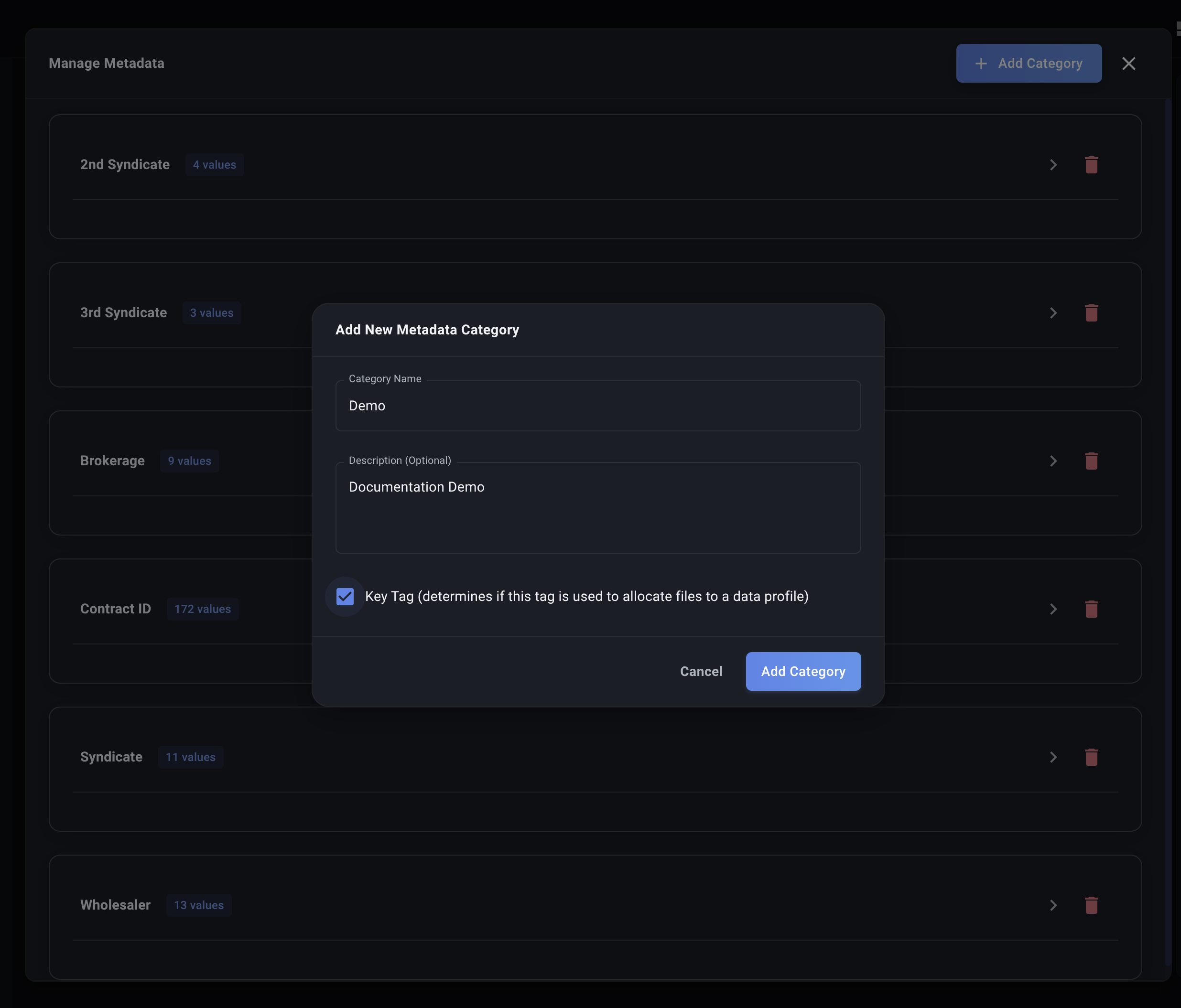 Add Attribute Category
